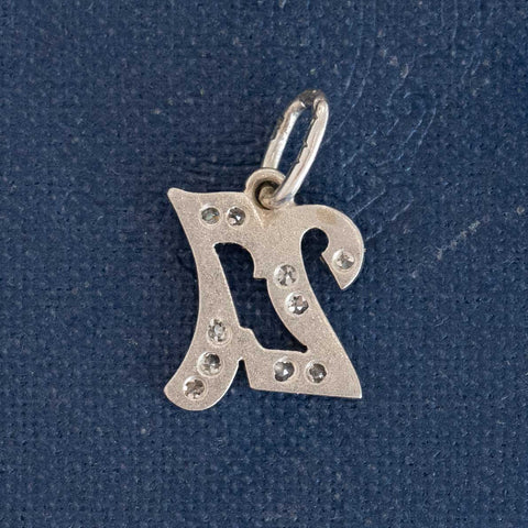 Vintage Diamond "27" Charm