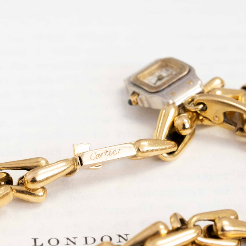 Cartier 18K Gold Watch Charm Bracelet