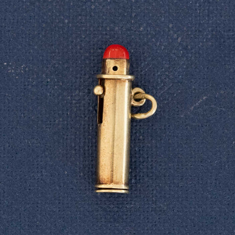 Vintage Lipstick Charm