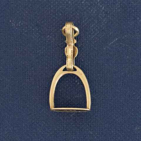 Vintage Articulating Stirrups Charm