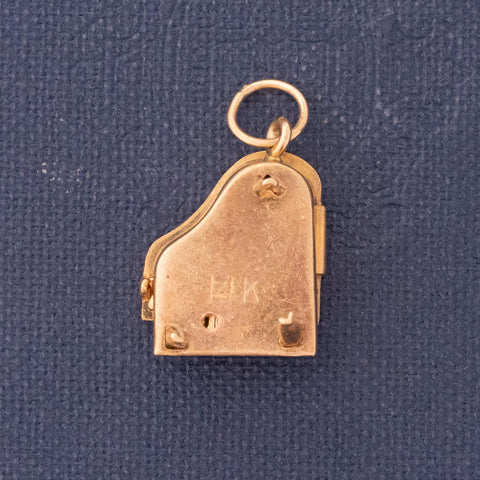 Vintage Grand Piano Charm