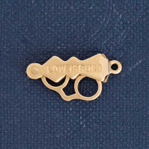 Vintage Love is Blind Spectacles Charm