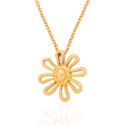 Vintage Daisy Flower Pendant, by Paloma Picasso for Tiffany & Co.