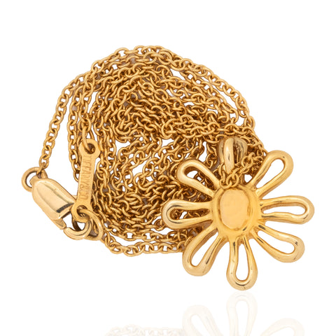 Vintage Daisy Flower Pendant, by Paloma Picasso for Tiffany & Co.