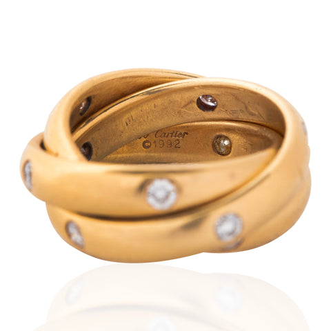 RARE Vintage Constellation Rolling Ring, by Cartier