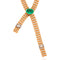 Vintage Diamond & Emerald Ribbon Drop Necklace, French