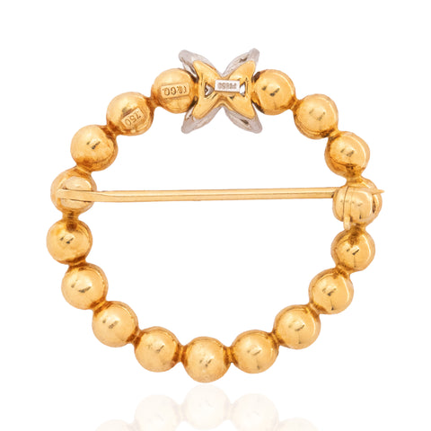 Vintage Diamond & Pearl Brooch, by Tiffany & Co.