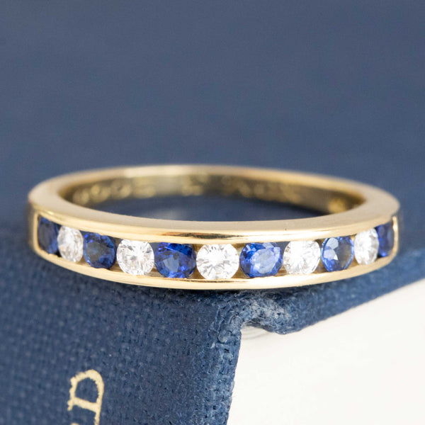 .33ctw Vintage Diamond & Sapphire Band, by Tiffany & Co.