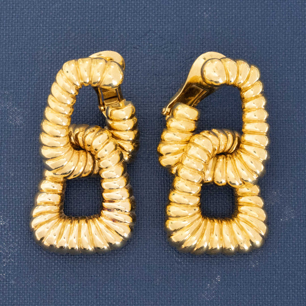 Vintage Door Knocker Earrings, by David Webb
