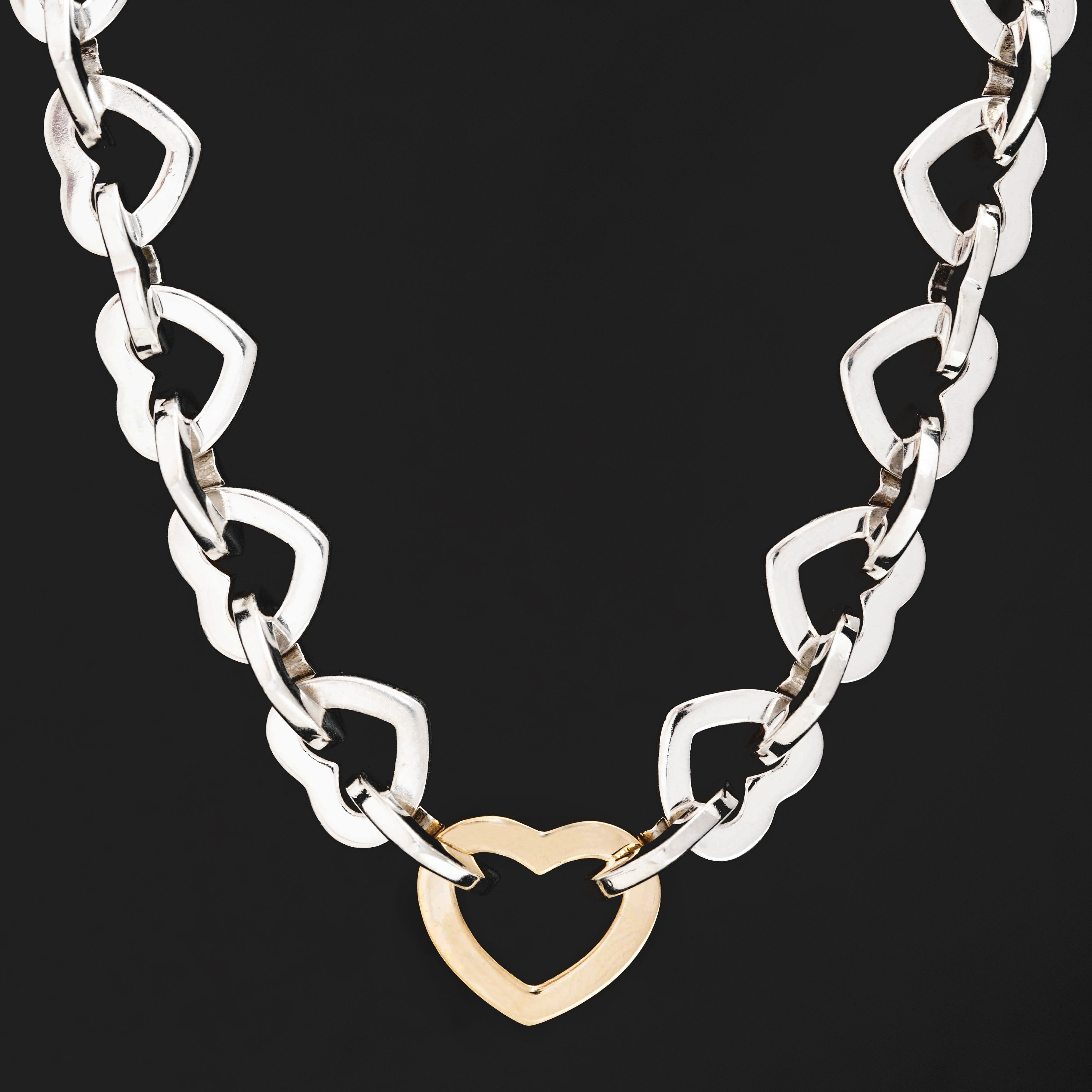Vintage Heart Link Necklace, by Tiffany & Co.