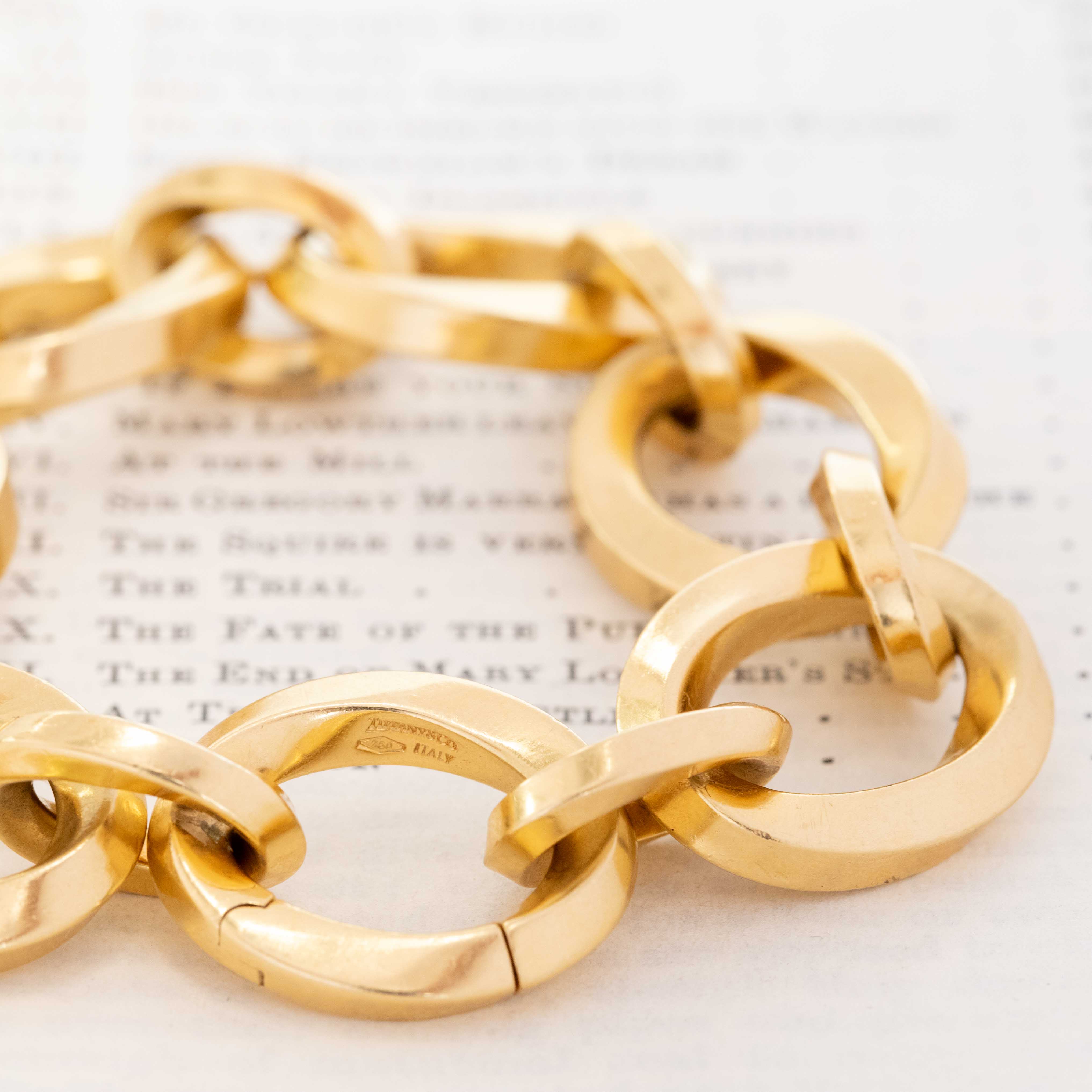 RARE Vintage Jumbo Oval Link Bracelet, by Tiffany & Co.