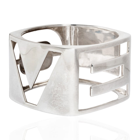 Vintage LOVE Wide Bangle, by Donald Claflin for Tiffany & Co.