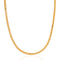 Vintage Long Snake Chain Necklace, Italian