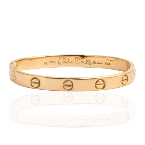 Vintage Love Bangle, by Aldo Cipullo for Cartier