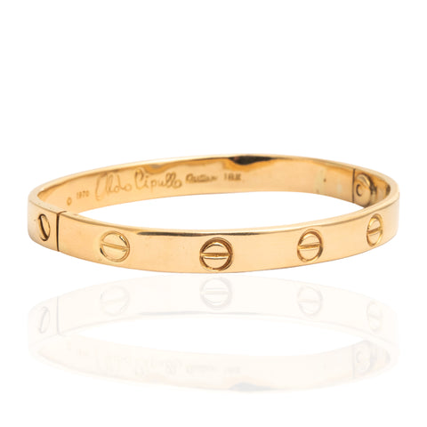 Vintage Love Bangle, by Aldo Cipullo for Cartier