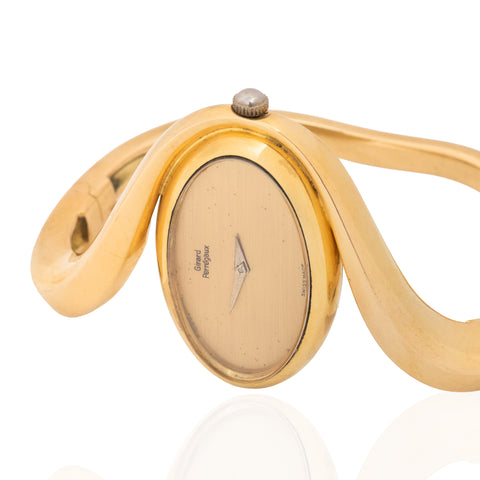 Vintage Oval Freeform Watch, by Girard Perregaux