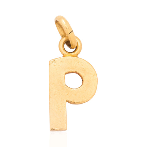 Vintage P Letter Pendant, by Gucci
