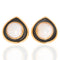 Vintage Pearl & Onyx Earrings, by Marina B