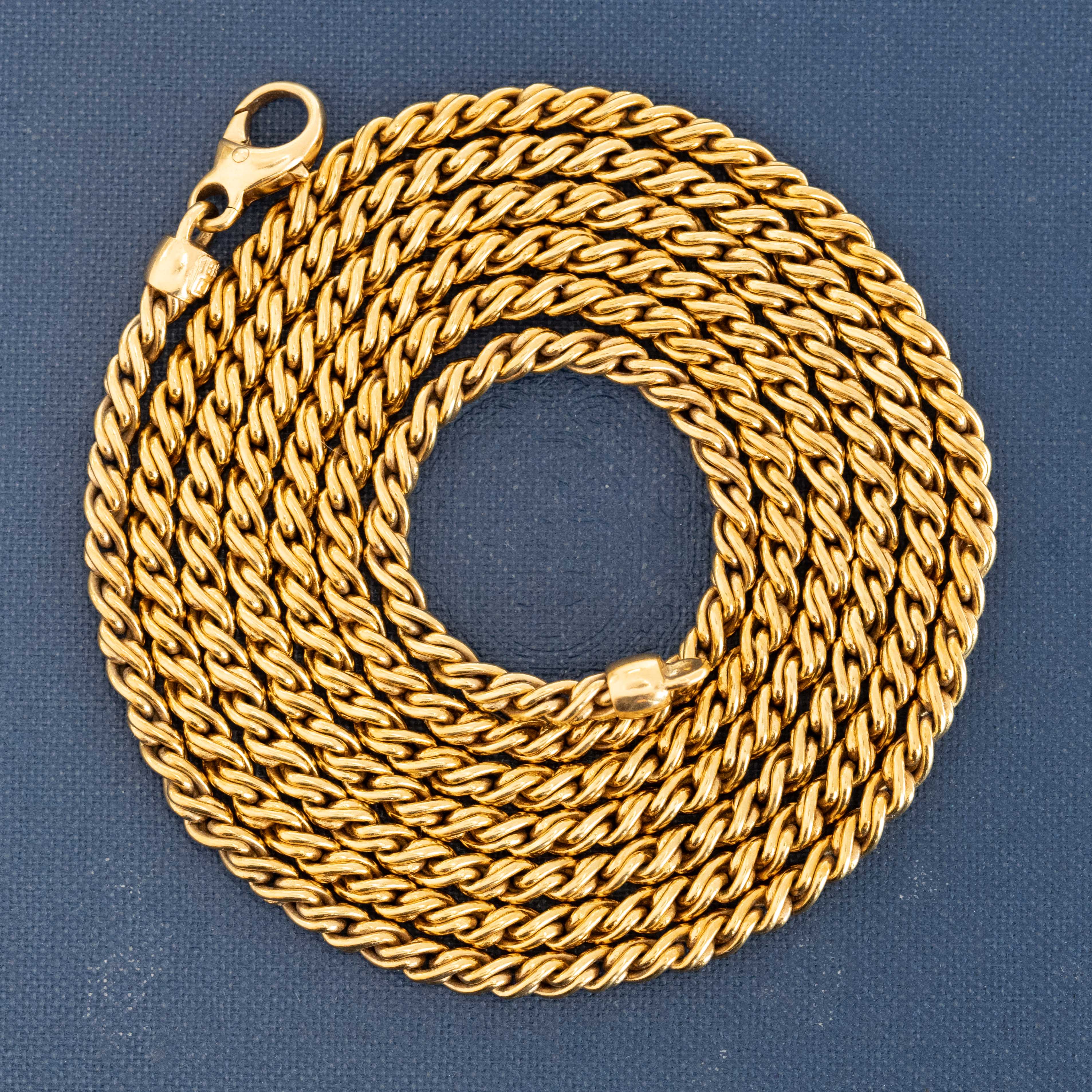 Vintage Heavy Braided Rope Chain
