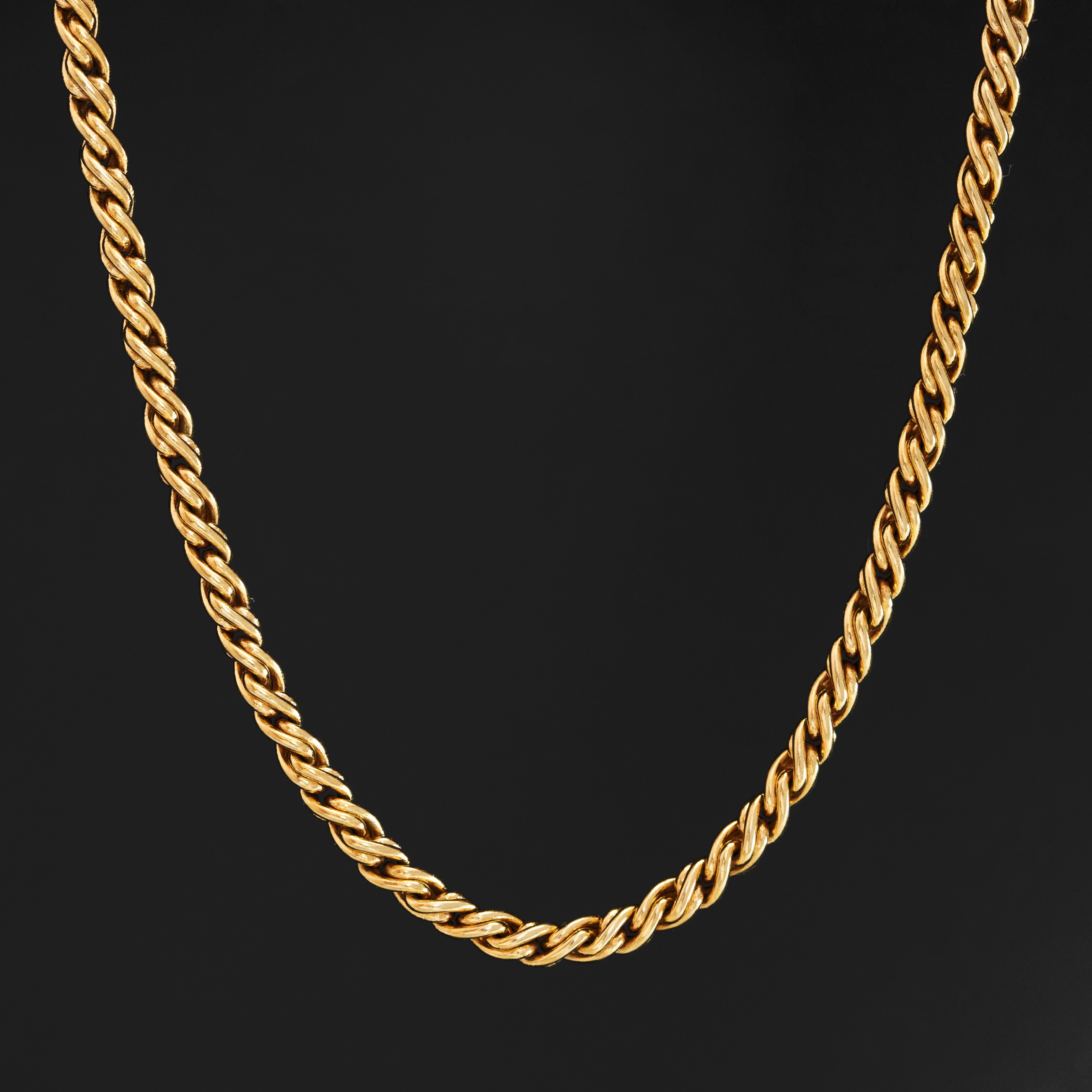 Vintage Heavy Braided Rope Chain