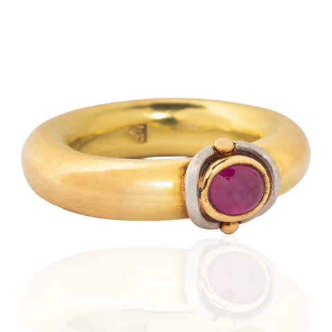 Vintage Ruby Donut Band