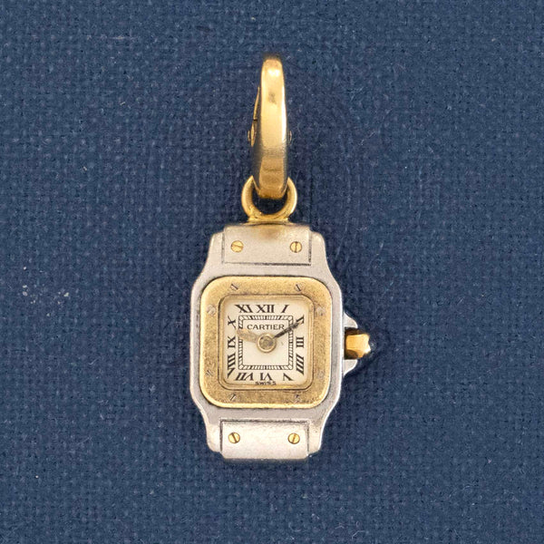 Vintage Santos Watch Charm, by Cartier France