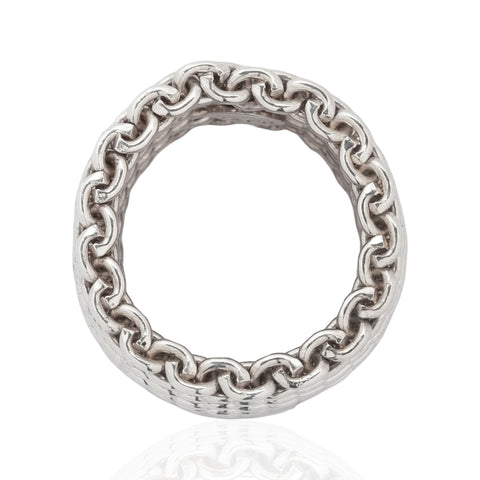 Vintage Silver Somerset Mesh Band, by Tiffany & Co.