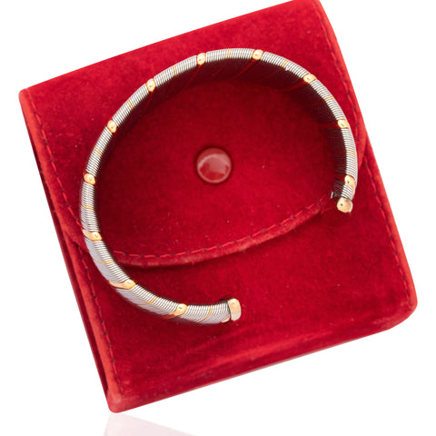 Vintage "Or et Acier" Wide Cuff, by Cartier