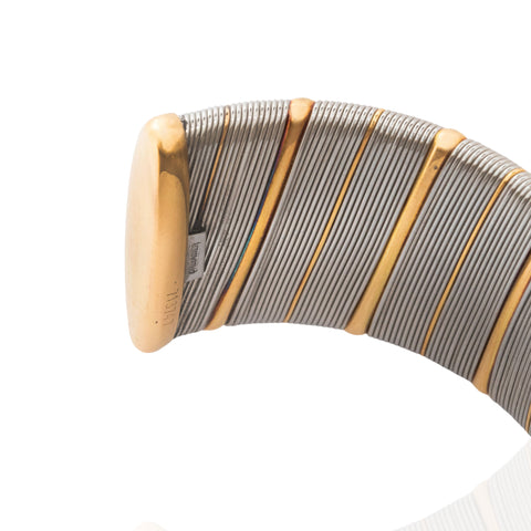 Vintage "Or et Acier" Wide Cuff, by Cartier