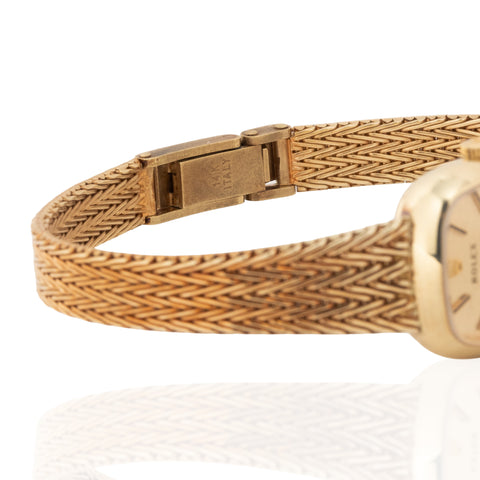 Vintage Woven Gold Watch, by Rolex