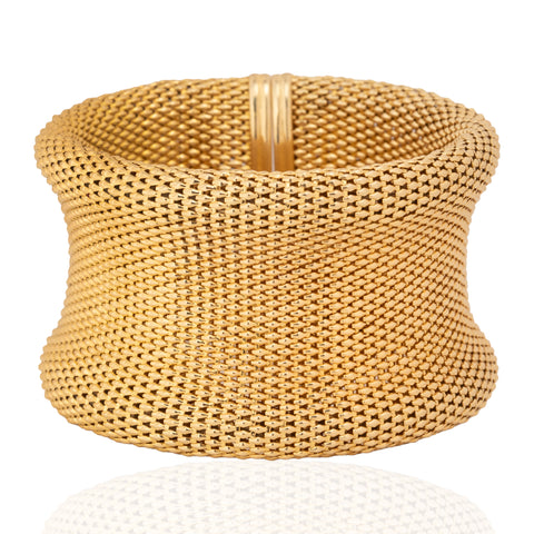 Vintage Wide Woven Bracelet