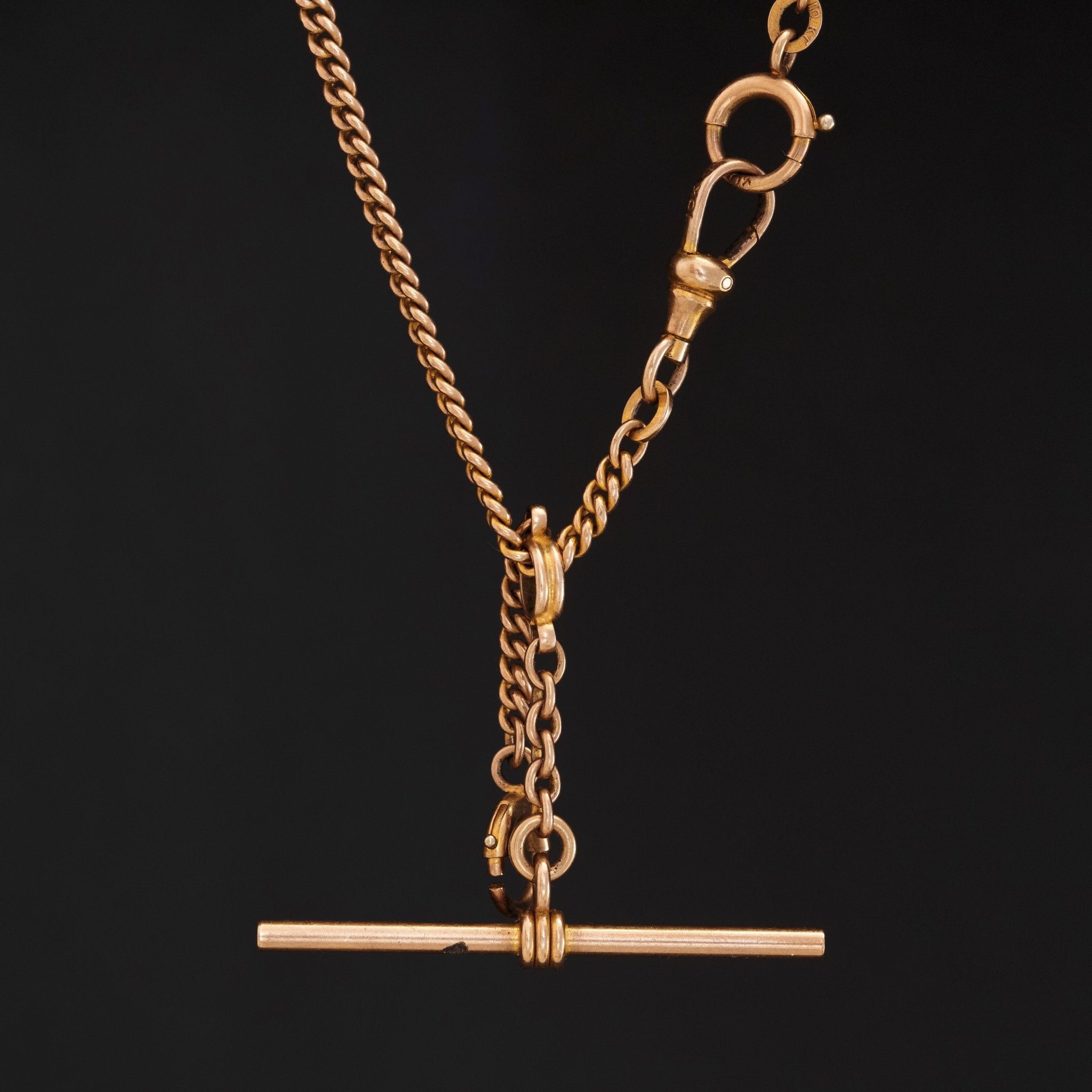 Antique 10kt Watch Chain