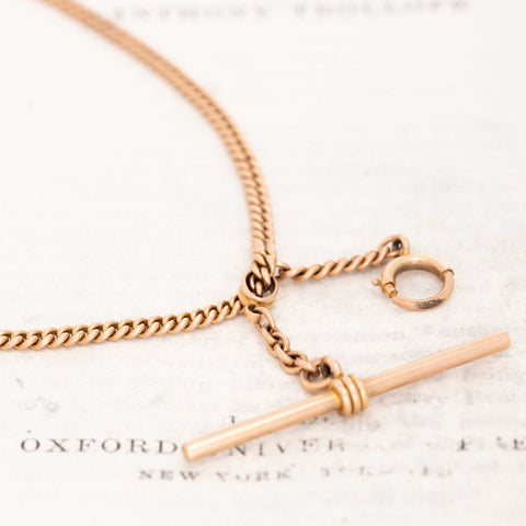 Antique 10kt Watch Chain