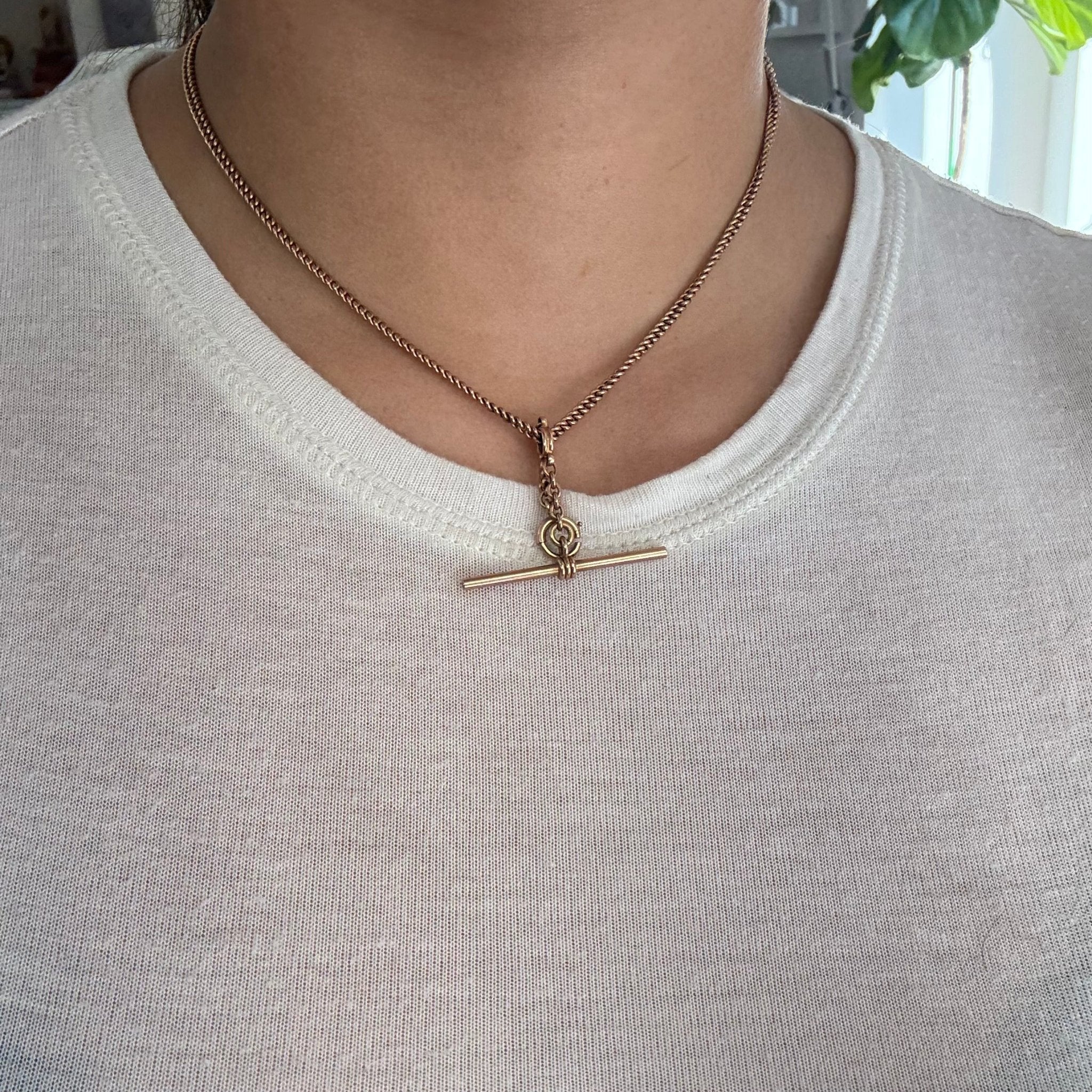 Antique 10kt Watch Chain