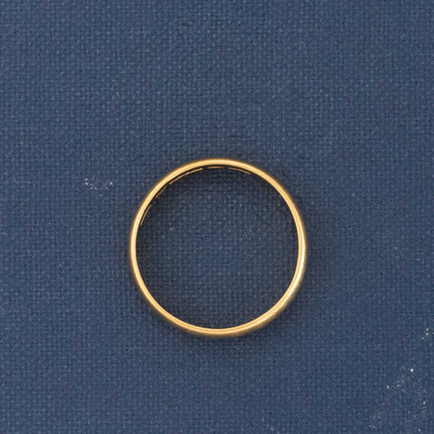 Antique 20kt Wedding Band, 3.65mm