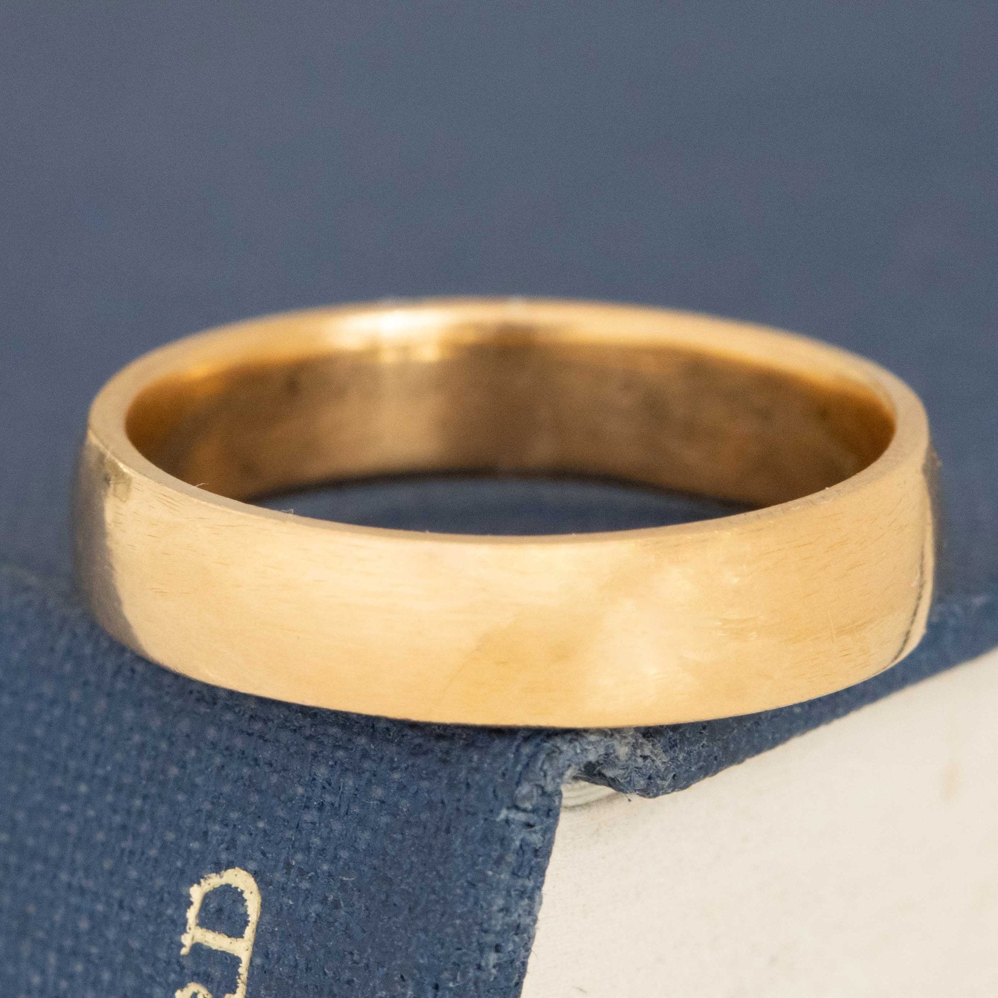 Antique 22kt Wedding Band, 4.4mm