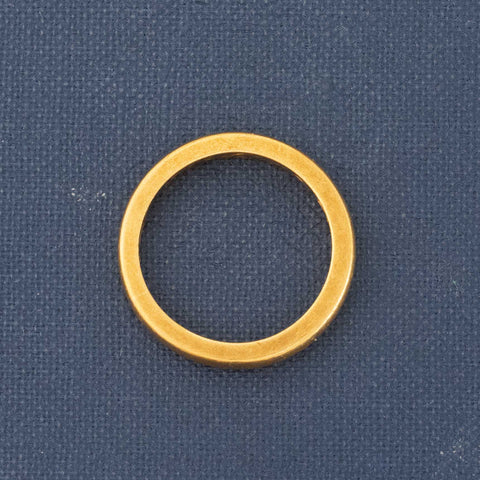 Antique 23kt Wedding Band, English