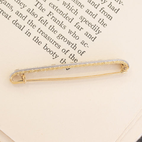 3.00ctw Antique Old European Cut Diamond Pin by Bailey Banks & Biddle