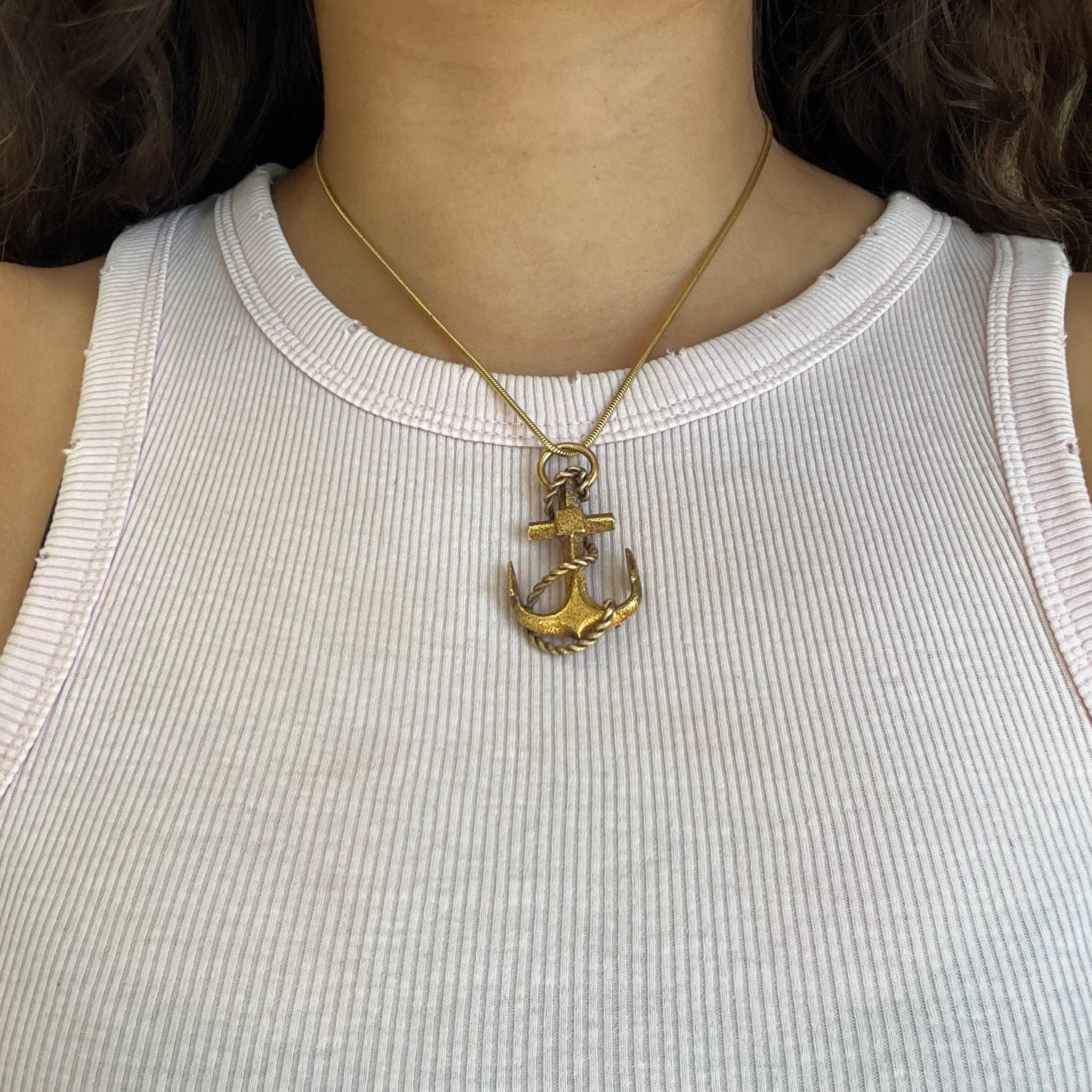 Antique Anchor Pendant