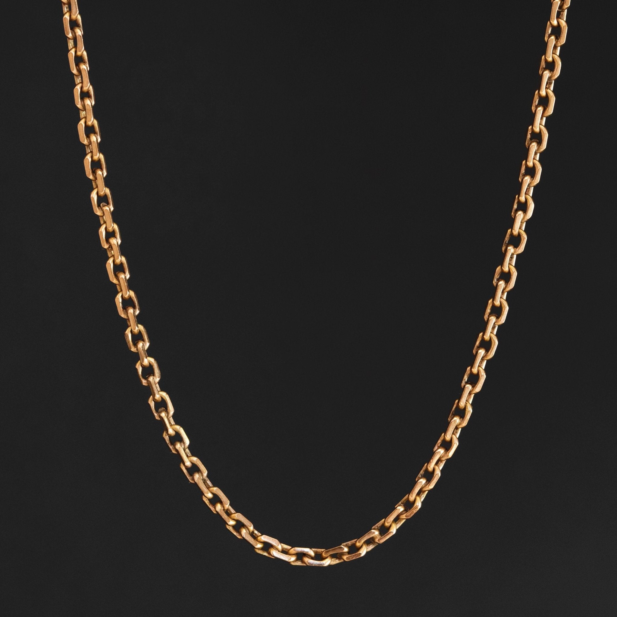 Antique Biker Link Chain Necklace