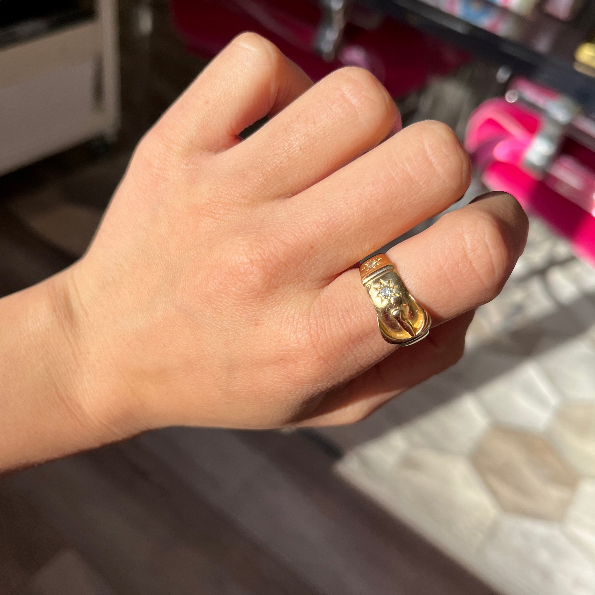 Antique Buckle Band, English c. 1917