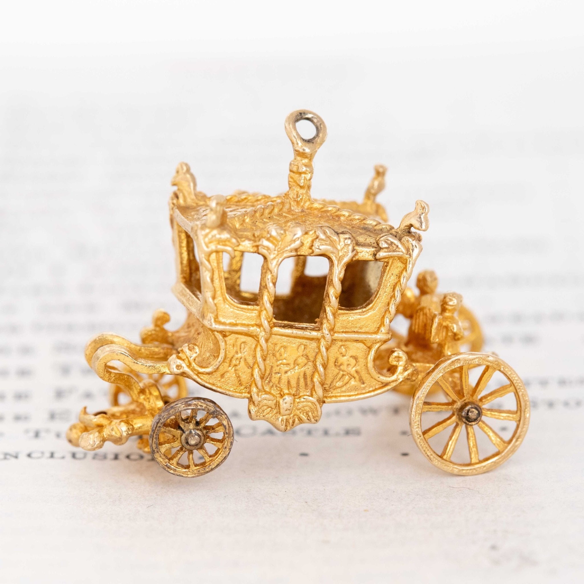 Antique Carriage Charm, English