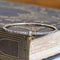Antique Chrysoberyl Cat's Eye & Diamond Bangle