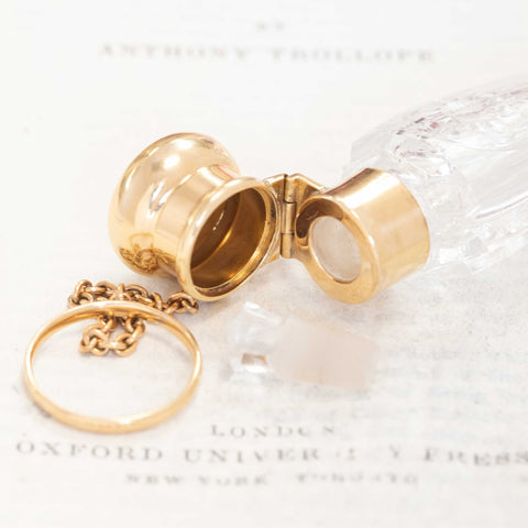Antique Crystal Perfume Bottle