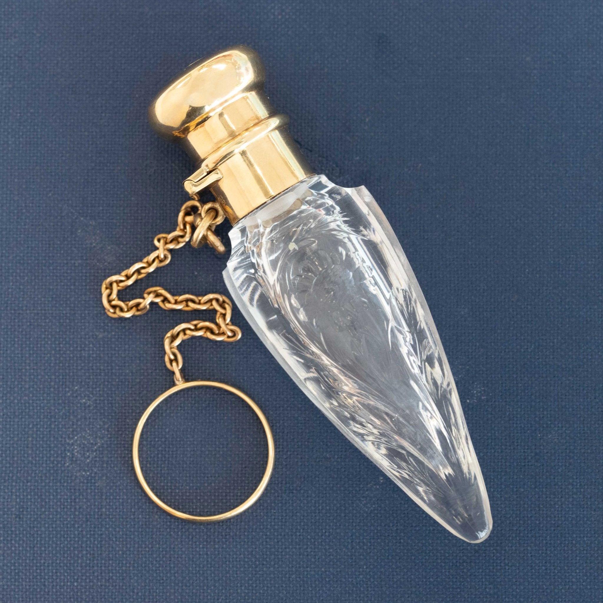 Antique Crystal Perfume Bottle
