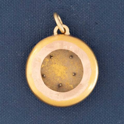 Antique Diamond "DOT" Crown Charm/Pendant