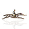 Antique Diamond & Enamel Jockey Charm