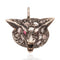 Antique Diamond Fox Charm