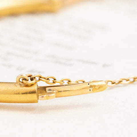 Antique Diamond Knot Bangle French