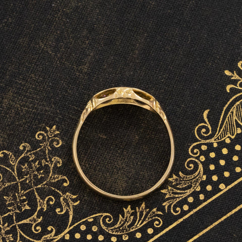 Antique Diamond & Ruby 5-Stone Band, English